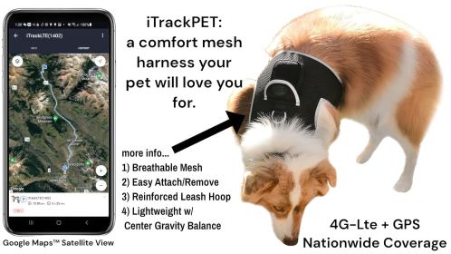 High Quality GSM GPS Cat Dog Tracker Collar Mini Pet Tracking Device Size:XL