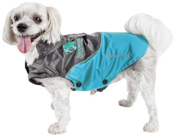 Touchdog Subzero-Storm Waterproof 3M Reflective Dog Coat w/ Blackshark technology (size: large)